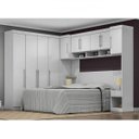 Ver imagem 1 de GUARDA ROUPA MODULADO CASAL MODENA 7 PEÇAS BRANCO - DEMÓBILE