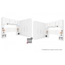Ver imagem 3 de GUARDA ROUPA MODULADO CASAL MODENA 7 PEÇAS BRANCO - DEMÓBILE