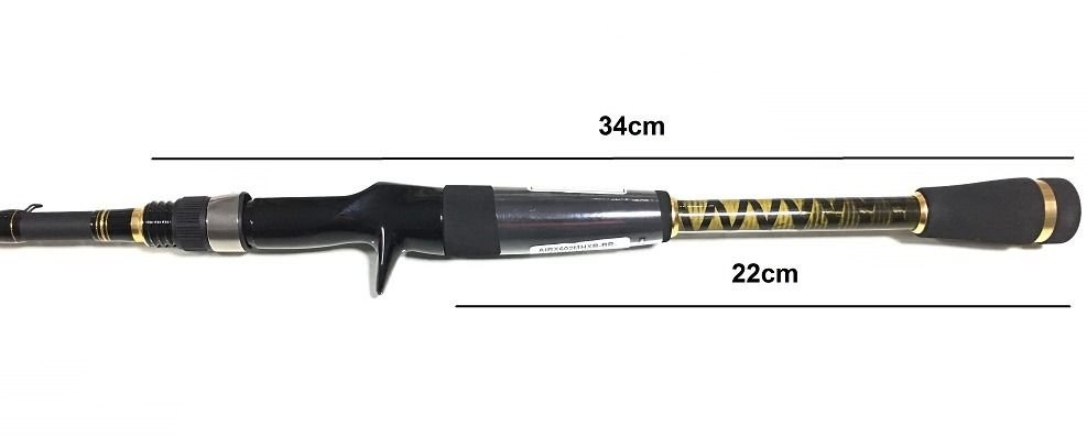 Vara para Carretilha Daiwa Aird-X 5'6" (1,68m) 8-17 Lbs - AIRX562MXB-BR - 02 partes - 6