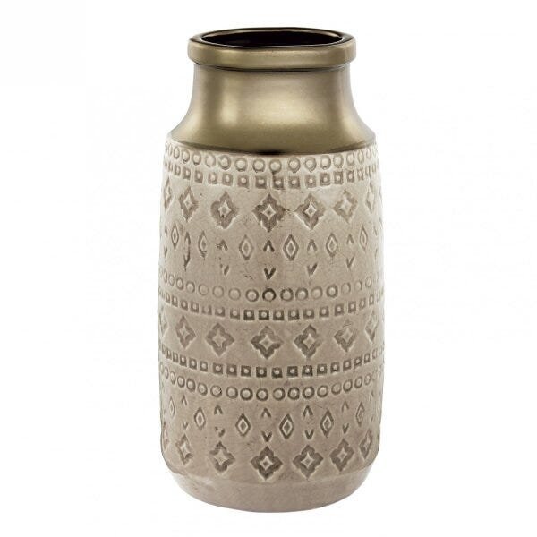 Vaso Antique em Cerâmica Mart Collection 18,5cmx37cm - 1