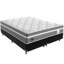 Ver imagem 1 de Cama Box e Colchão Berlim Molas Ensacadas Queen Probel: Preto