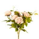 Ver imagem 1 de Rosa Diana Nude Planta Artificial Permanente 50cm Rose