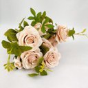 Ver imagem 6 de Rosa Diana Nude Planta Artificial Permanente 50cm Rose