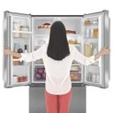 Ver imagem 5 de Refrigerador Brastemp Side Inverse 3 Portas Inox 540l Ff 220v