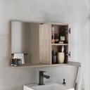 Ver imagem 5 de Conjunto de Gabinete Banheiro Virtus 60cm com Cuba e Espelheira