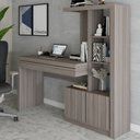 Ver imagem 1 de Mesa Escrivaninha 2 Portas 1 Gaveta para Computador Homework Carvalho - Panorama Móveis