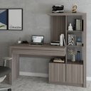 Ver imagem 2 de Mesa Escrivaninha 2 Portas 1 Gaveta para Computador Homework Carvalho - Panorama Móveis