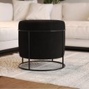 Ver imagem 2 de Puff Redondo Madrid Preto New Green