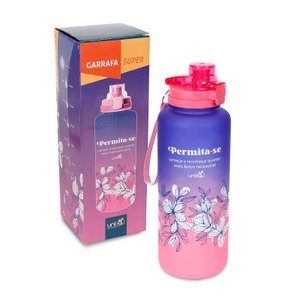 Garrafa Squeeze 1.6l Permita-se com Trava Antivazamento e Alça
