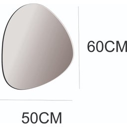 ESPELHO DECORATIVO ORGÂNICO 60CMX50CM MODERNO LUXO SALA QUARTO BANHEIRO - 6
