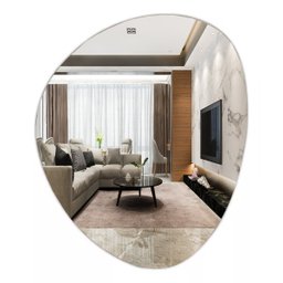 ESPELHO DECORATIVO ORGÂNICO 60CMX50CM MODERNO LUXO SALA QUARTO BANHEIRO - 2