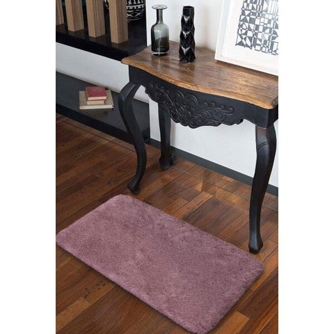 Tapete para Quarto Pelo Médio Melody 47x90cm Rosa Melody Jolitex