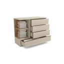 Ver imagem 2 de Cômoda 4 Gavetas e Lateral com Vidro G260 Kappesberg