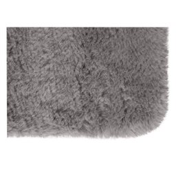 Tapete para Quarto Pelo Médio Melody 47x90cm Cinza Melody Jolitex - 3 Tapete para Quarto Pelo Médio Melody 47x90cm Cinza Melody Jolitex - 3