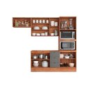 Ver imagem 3 de Kit Cozinha Modulada 4 Peças Bella 2 Armários + 1 Balcão + 1 Paneleiro C4p57 Branco