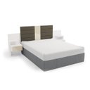 Ver imagem 2 de Cabeceira Casal/Queen 2 Mesas de Apoio G290 Branco