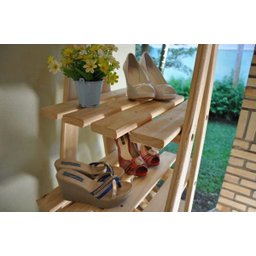 Estante Triangular de Madeira Floreira Decoração Magia Móvei - 4