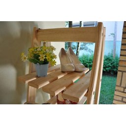 Estante Triangular de Madeira Floreira Decoração Magia Móvei - 6