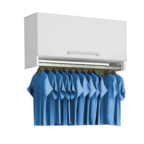 Aéreo Cabideiro 1 Porta Loja, Lavanderia, Aéreo de Parede, Expositor