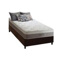 Ver imagem 1 de Cama Box Solteiro: Colchão Molas Anjos MasterPocket Ensacadas Sensation + Base CRC Suede Marrom(