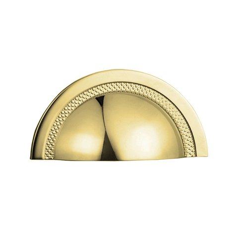 Puxador de Gaveta Concha Sobrepor Zen Shell 48mm Gold