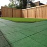 PISO DE BORRACHA SQUARE KIDS 0,50 X 0,50M 20MM - VERDE - 1