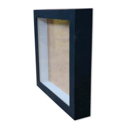 Moldura Decorativa Caixa Alta 22x22cm Com Vidro - 2