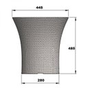 Ver imagem 2 de Vaso Circular Grande 48cmx44cm Ouro Fino