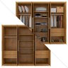 Guarda Roupa 6 Portas Casal 4 Gavetas Freijó 600097 Araplac - 3