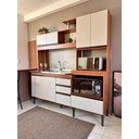 Ver imagem 5 de Cozinha Alice Compacta 8 Portas 2 Gavetas Nicho para Forno e Micro - Móveis Menezes