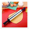 Rolo De Macarrão Cromado - 28cm - Laminador De Massas - 4