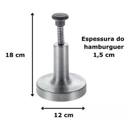 Modelador De Hamburguer Alumínio Malta - 5