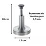 Modelador De Hamburguer Alumínio Malta - 5