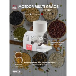 Moedor Elétrico Multi Grãos Malta Preto - 2