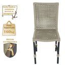 Ver imagem 5 de Mesa Ascoli 120 Cm com 6 Cadeiras Cannes de Alumínio Trama Rami