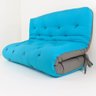 Futon Japonês Casal Dobrável Sofa Cama Tiffany/cinza - 4