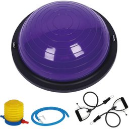 Meia Bola Bosu Elastico Exercicio Alongamento Academia Pilates Yoga Reabilitaçao Fisioterapia Ginast - 2