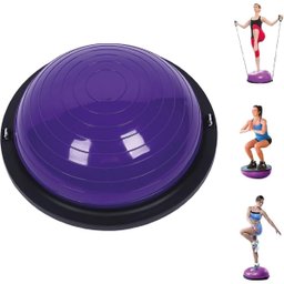 Meia Bola Bosu Elastico Exercicio Alongamento Academia Pilates Yoga Reabilitaçao Fisioterapia Ginast - 5