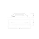 Ver imagem 3 de Desempenadeira Metálica de Base Lisa Tramontina para Drywall com Dentes com Cabo de Madeira