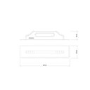 Ver imagem 2 de Desempenadeira Metálica de Base Lisa Tramontina para Drywall com Dentes com Cabo de Madeira