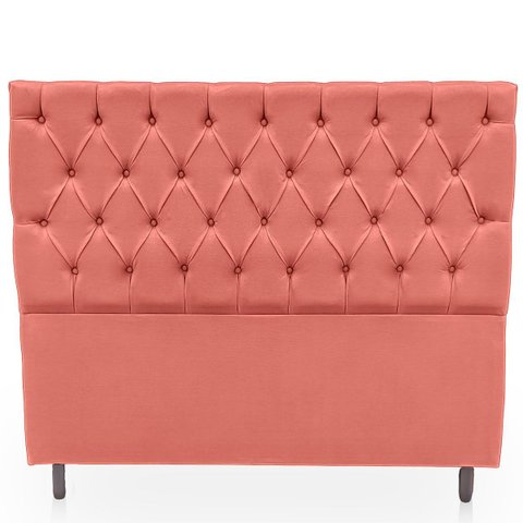 Cabeceira Estofada com Capitonê para Cama de Casal 160 Mirage Suede