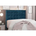 Ver imagem 2 de Cabeceira Cama Box Queen 160 Cm Verona Veludo S04 - D'Rossi