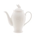Ver imagem 4 de Bule P/Café/Chá de Porcelana New Bone Butterfly Flower Branco 1 Litro Lyor
