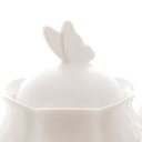 Ver imagem 3 de Bule P/Café/Chá de Porcelana New Bone Butterfly Flower Branco 1 Litro Lyor