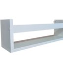Ver imagem 4 de Kit 3 Prateleira 70cm Branco Livro Revista Infantil Parede
