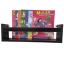 Ver imagem 3 de Kit 2 Prateleira 30cm Preto Livro Revista Infantil Parede