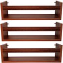 Ver imagem 1 de Kit 3 Prateleira 60cm Imbuia Livro Revista Infantil Parede