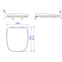 Ver imagem 3 de Assento Termofixo Slow Close e Easy Clean Flex AP386 Branco - Deca AP.386.17