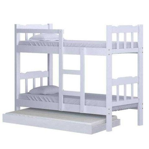 Beliche Madeira Maciça com Auxiliar Perola Branco Super Reforçado Nemargi