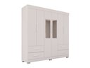 Ver imagem 1 de Guarda Roupas Casal Texas 6 Portas 4 Gavetas com Espelho Salleto Branco